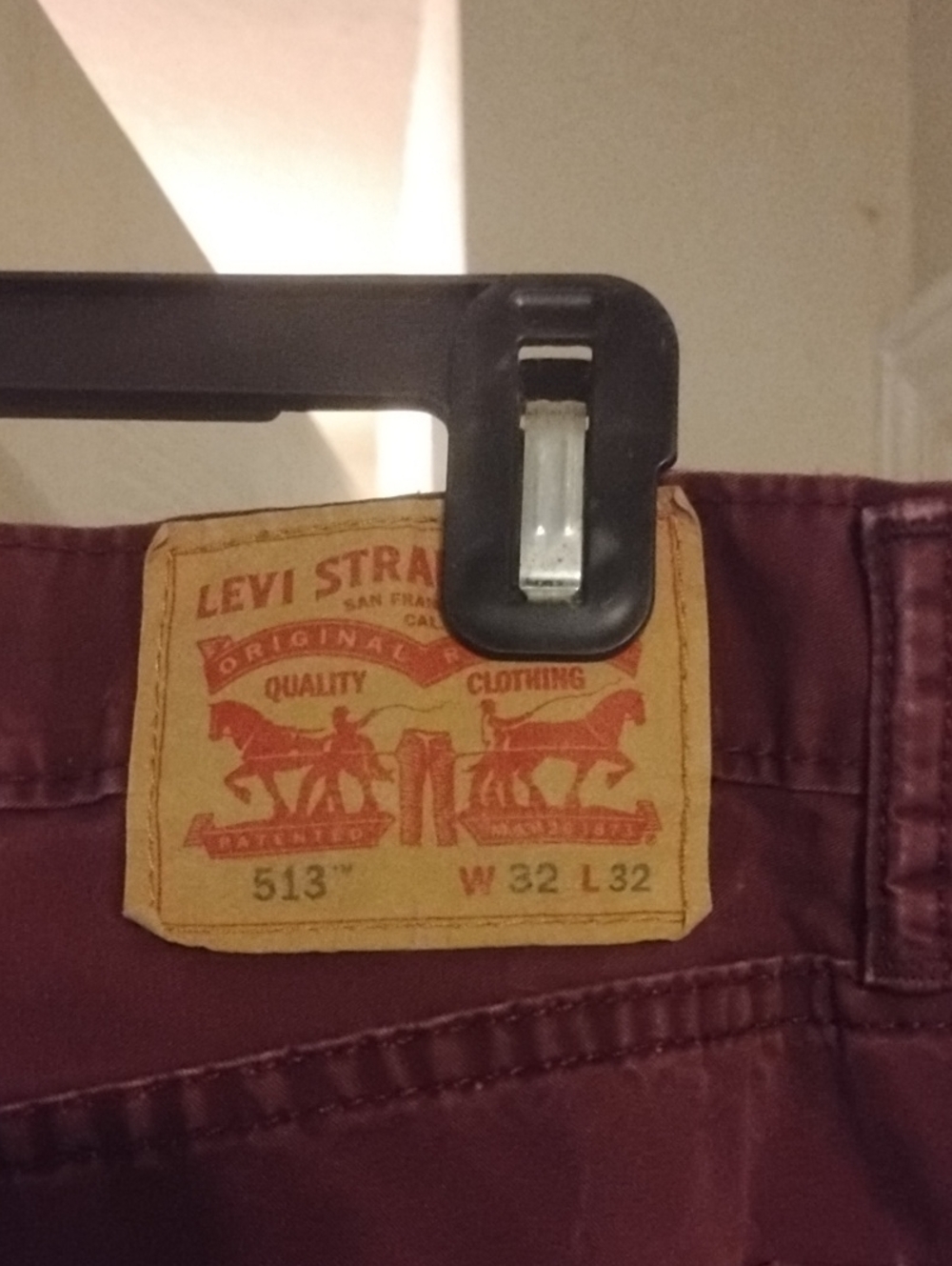Levi's 513 Men's Jeans - Burgundy